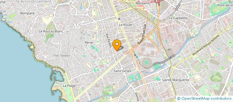 localisation de l'entreprise GAT INVEST à MARSEILLE