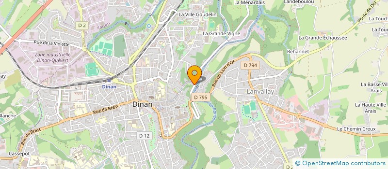 localisation de l'entreprise GAT'& VOUS à DINAN