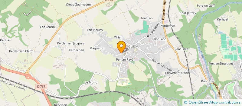 localisation de l'entreprise GATA IMMO  PLOUISY