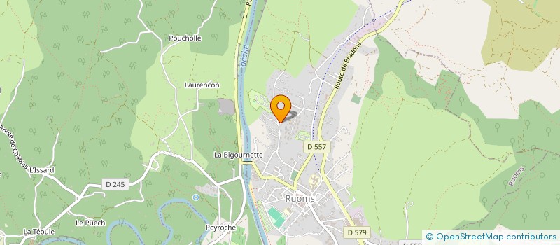 localisation de l'entreprise GATALECHE à RUOMS