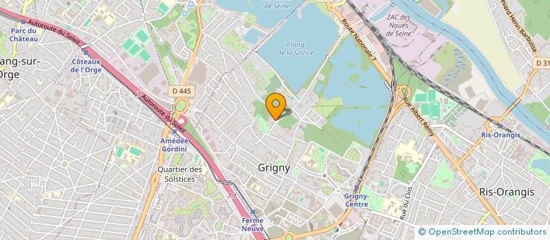 localisation de l'entreprise GATALIS AUTO  GRIGNY