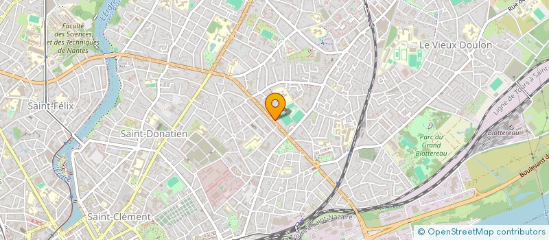 localisation de l'entreprise GATAM HOLDING  NANTES