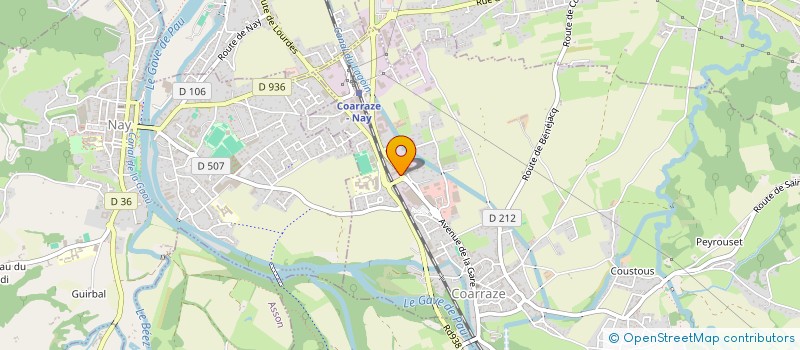 localisation de l'entreprise GATARAM  COARRAZE