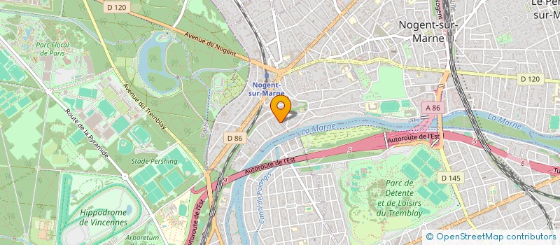 localisation de l'entreprise GATC  NOGENT-SUR-MARNE