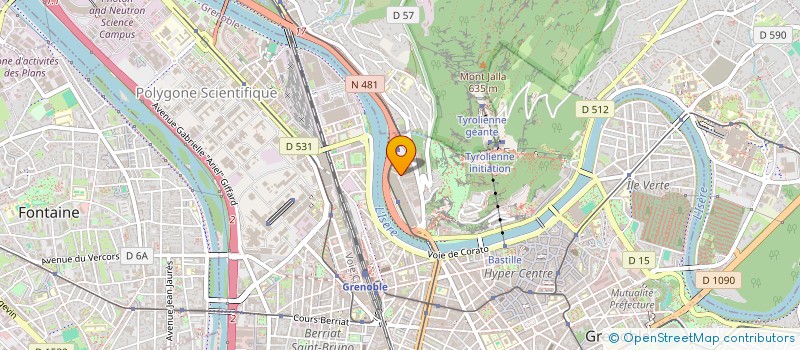 localisation de l'entreprise GATE 03  GRENOBLE