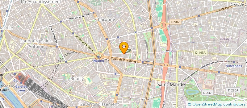 localisation de l'entreprise GATE  PARIS