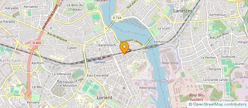 localisation de l'entreprise GATE SPORT  LORIENT