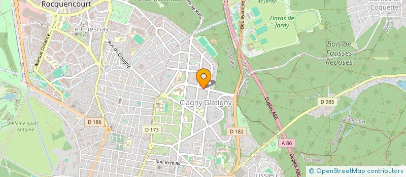 localisation de l'entreprise GATE STREAM à VERSAILLES