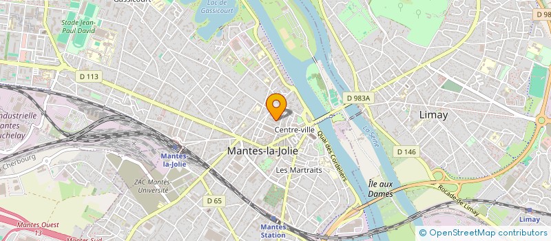 localisation de l'entreprise GATE VIN DE VIGNE  MANTES-LA-JOLIE