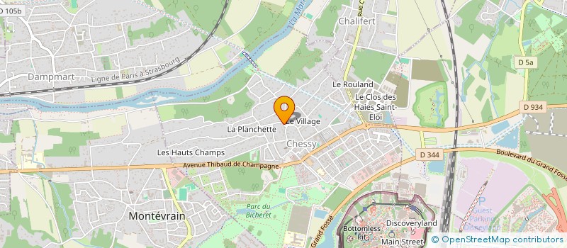 localisation de l'entreprise GATEAUDCO à CHESSY