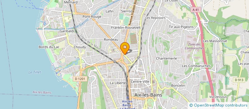 localisation de l'entreprise GATEAUDY  AIX-LES-BAINS