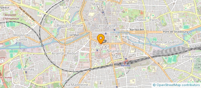 localisation de l'entreprise GATEAUX AND CO à RENNES