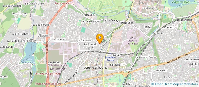 localisation de l'entreprise GATEAUX LOUISA  JOUE-LES-TOURS