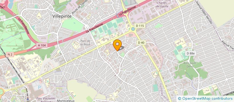 localisation de l'entreprise GATEC à VILLEPINTE