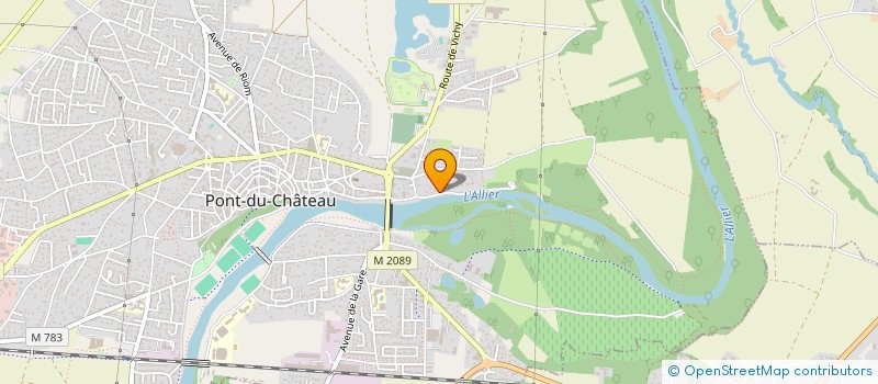 localisation de l'entreprise GATEC JAZZ BAND  PONT-DU-CHATEAU