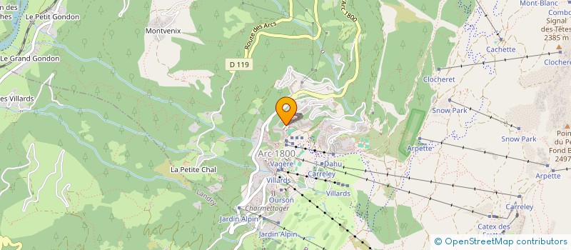 localisation de l'entreprise GATEL NICOLAS ET BLANDINE  BOURG-SAINT-MAURICE