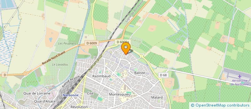 localisation de l'entreprise GATEN à NARBONNE