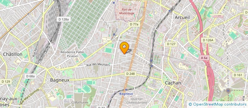localisation de l'entreprise GATES à BAGNEUX