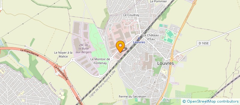 localisation de l'entreprise GATES FRANCE SARL à LOUVRES