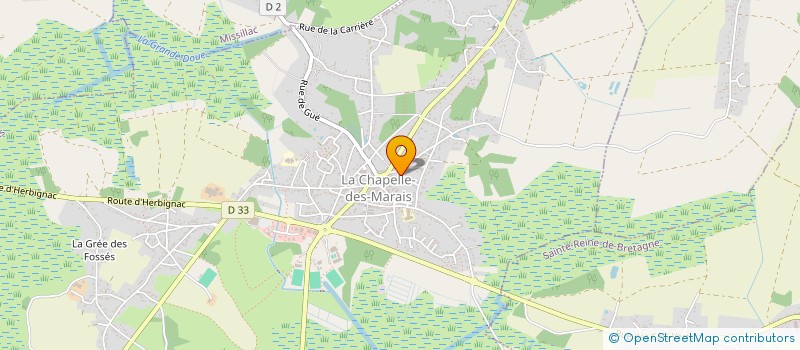 localisation de l'entreprise GATEWAY à LA CHAPELLE-DES-MARAIS