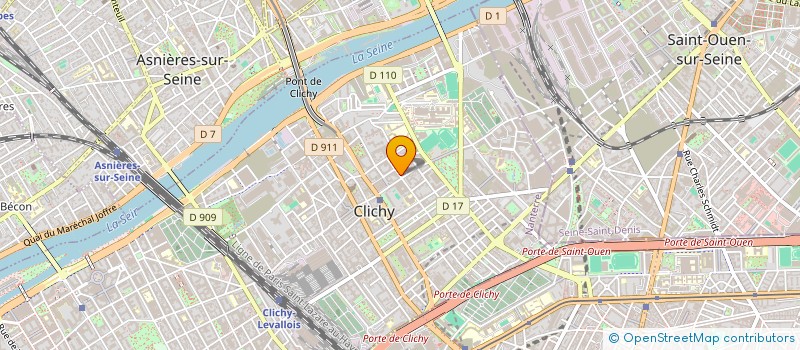 localisation de l'entreprise GATEWAY FORWARDING CONSULTING à CLICHY