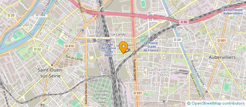 localisation de l'entreprise GATEX à SAINT-DENIS