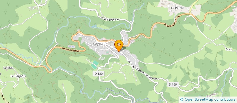 localisation de l'entreprise GATF GROUPE  BEYNAT