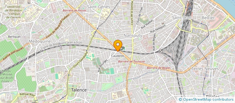 localisation de l'entreprise GATHA MUSIQUE à TALENCE