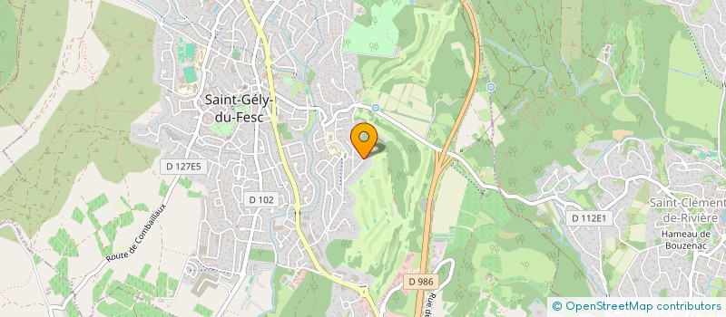 localisation de l'entreprise GATHANE  SAINT-GELY-DU-FESC