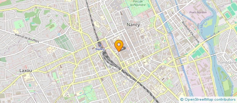 localisation de l'entreprise GATHELIER  NANCY