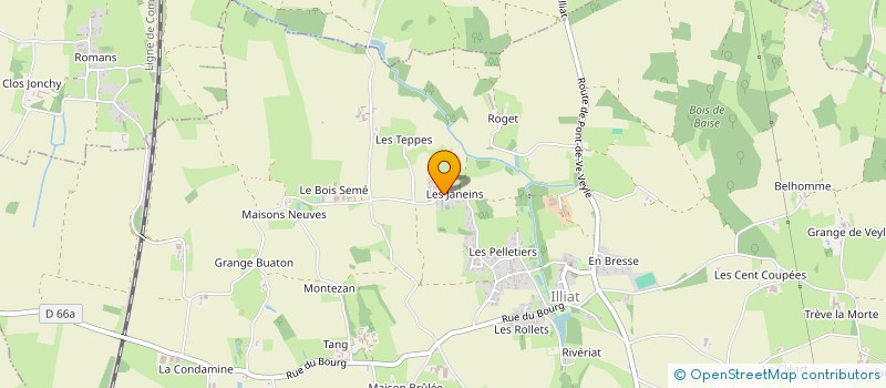 localisation de l'entreprise GATHERON FRERES à ILLIAT