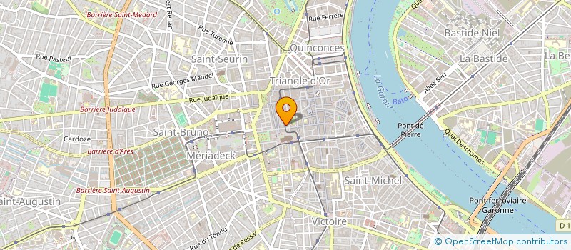 localisation de l'entreprise GATHICA à BORDEAUX