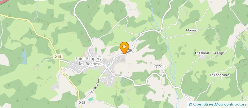 localisation de l'entreprise GATHIER FREDERIC  SAINT-EXUPERY-LES-ROCHES