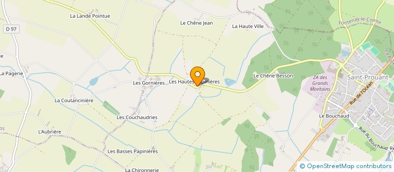 localisation de l'entreprise GATHIMACC  SAINT-PROUANT