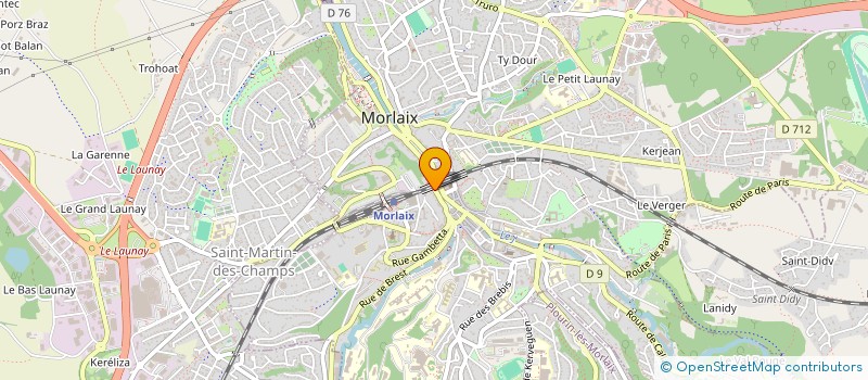 localisation de l'entreprise GATHO  MORLAIX