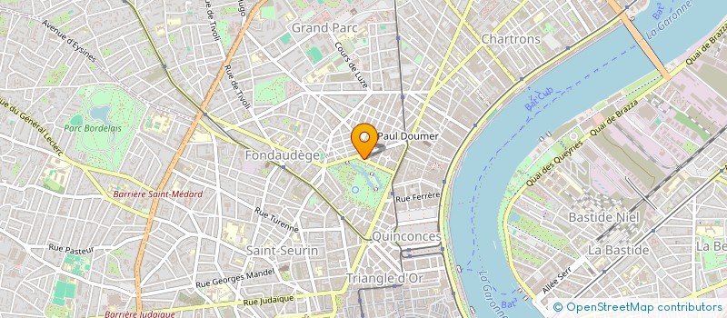 localisation de l'entreprise GATHOCHA  BORDEAUX