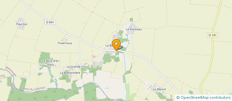 localisation de l'entreprise GATI-PRESTA à SCEAUX-DU-GATINAIS