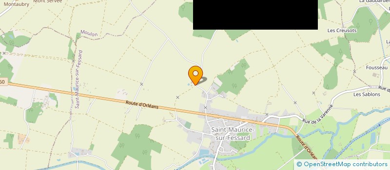 localisation de l'entreprise GATIFOURRAGE  SAINT-MAURICE-SUR-FESSARD