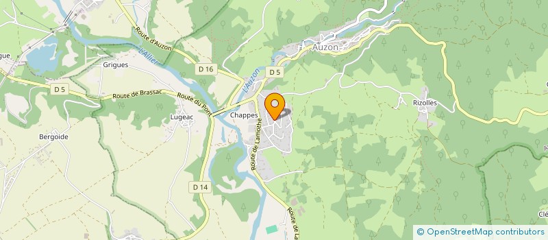 localisation de l'entreprise GATIGNOL FROID  AUZON