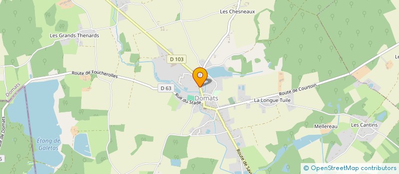 localisation de l'entreprise GATINAIS DANSE  SAINT-VALERIEN