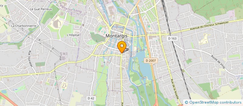 localisation de l'entreprise GATINAIS FINANCEMENTS  MONTARGIS