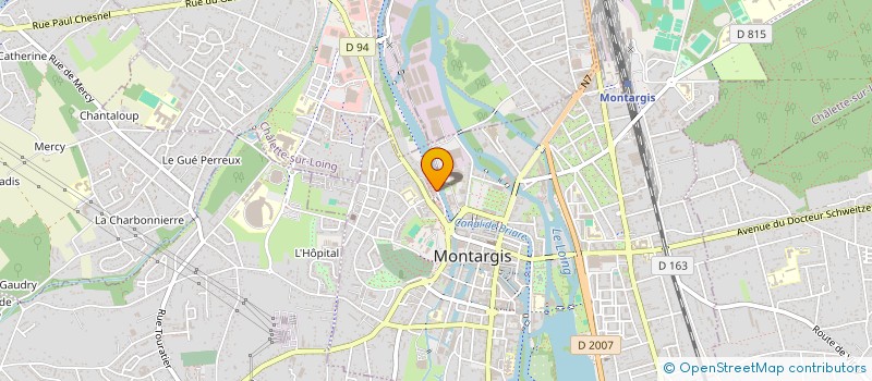 localisation de l'entreprise GATINAIS GENEALOGIE  MONTARGIS