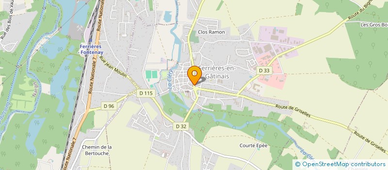 localisation de l'entreprise GATINAIS LIBRE à FERRIERES-EN-GATINAIS