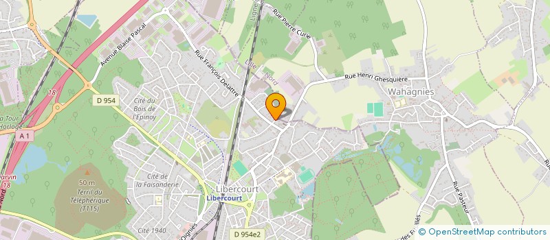 localisation de l'entreprise GATINAIS PATRIMOINE  LIBERCOURT