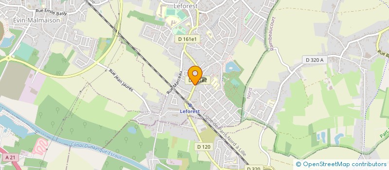 localisation de l'entreprise GATINAIS TRAVAUX SERVICES  MONTIGNY-EN-GOHELLE