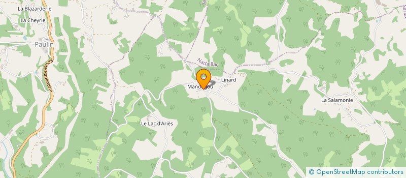 localisation de l'entreprise GATINEL ET FILS à BORREZE