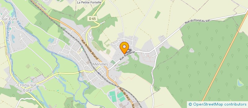 localisation de l'entreprise GATINOU  MENILLES