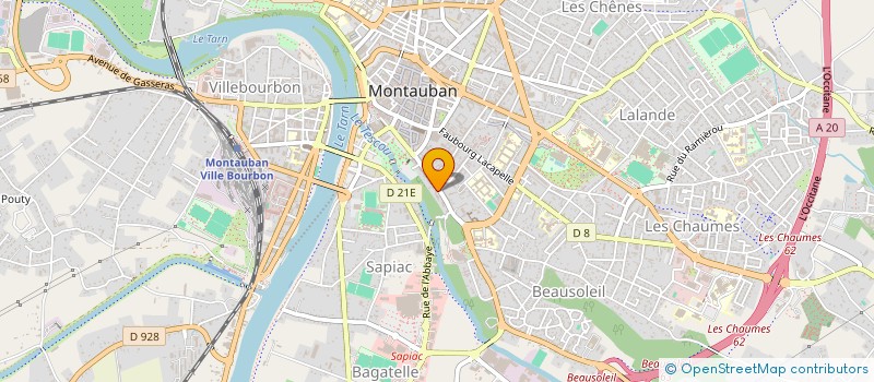 localisation de l'entreprise GATIROB  MONTAUBAN