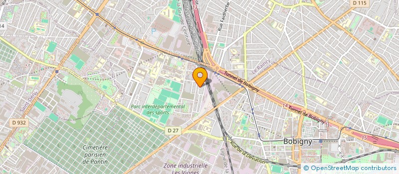 localisation de l'entreprise GATLOCOSTE  BOBIGNY