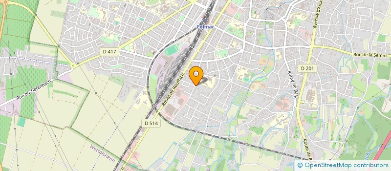 localisation de l'entreprise GATLYX  COLMAR